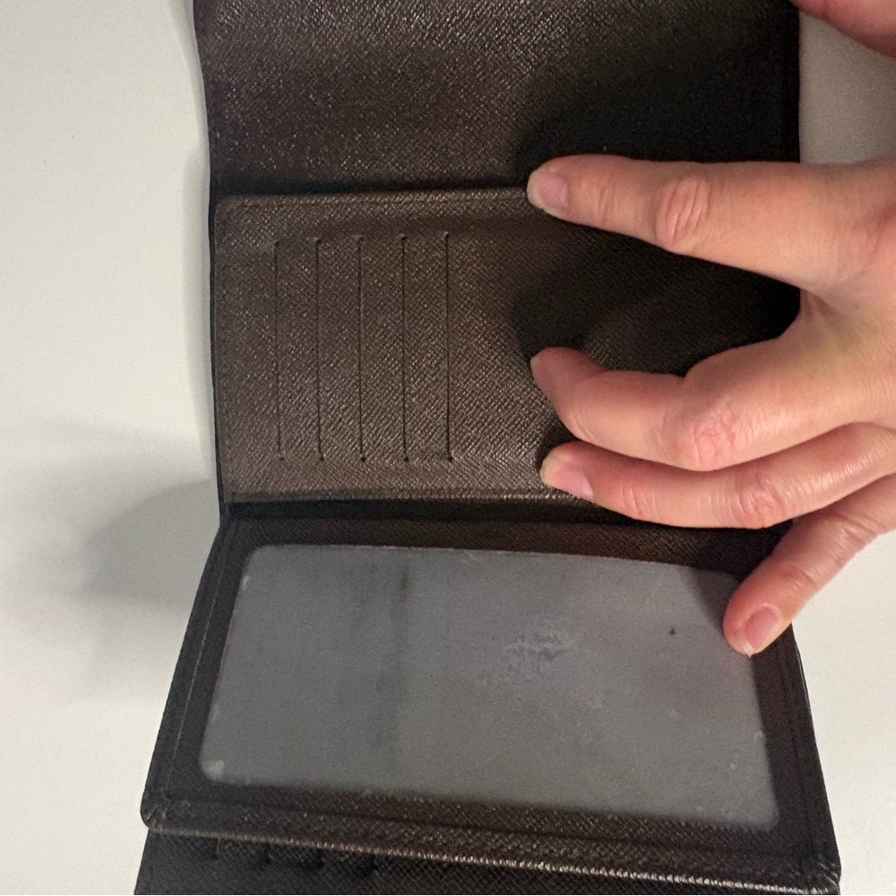 Louis Vuitton Alexandra Damier Ebene Portefeuille Trifold Wallet - Picture 11 of 16